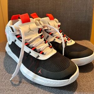 Nike Jordan Jumpman 2020 Flight Youth Shoes Black White Size US7Y BQ3451-100 New